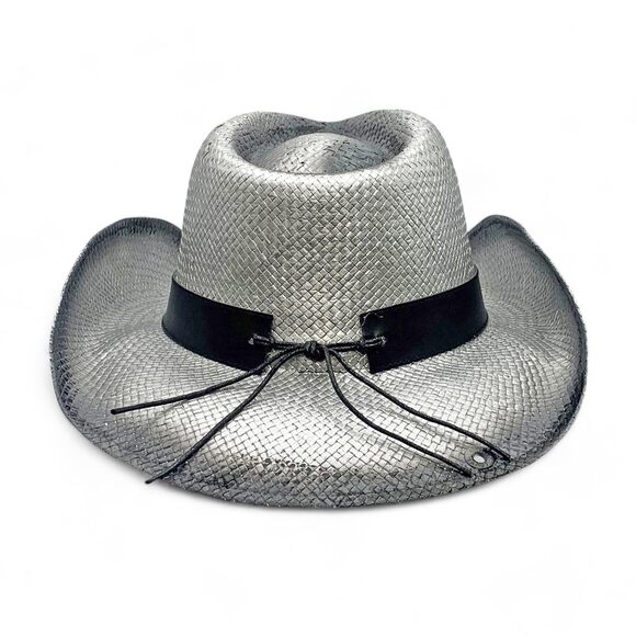 9793 Women\'s Gila Drifter – Rhinestone Cowgirl Hat, Vintage Silver, One main image 3